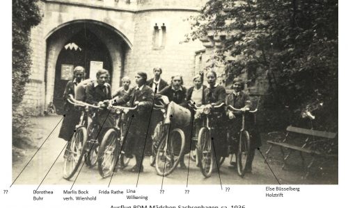 1117 1936 BDM Mädchen Sachsenhagen