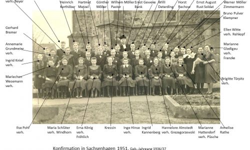 1506 1951 Konfirm Sachsenhagen