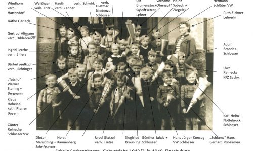 1909 1950 Schule Einschulung geb1942